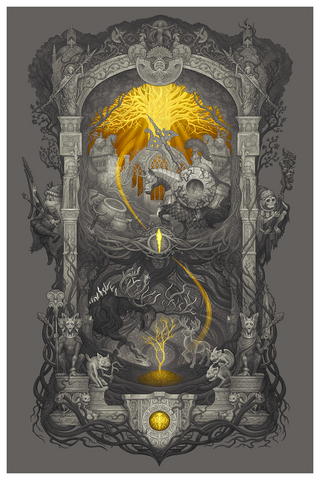 Guided by Grace (Print) - by Meat Bun - 24x36 inches