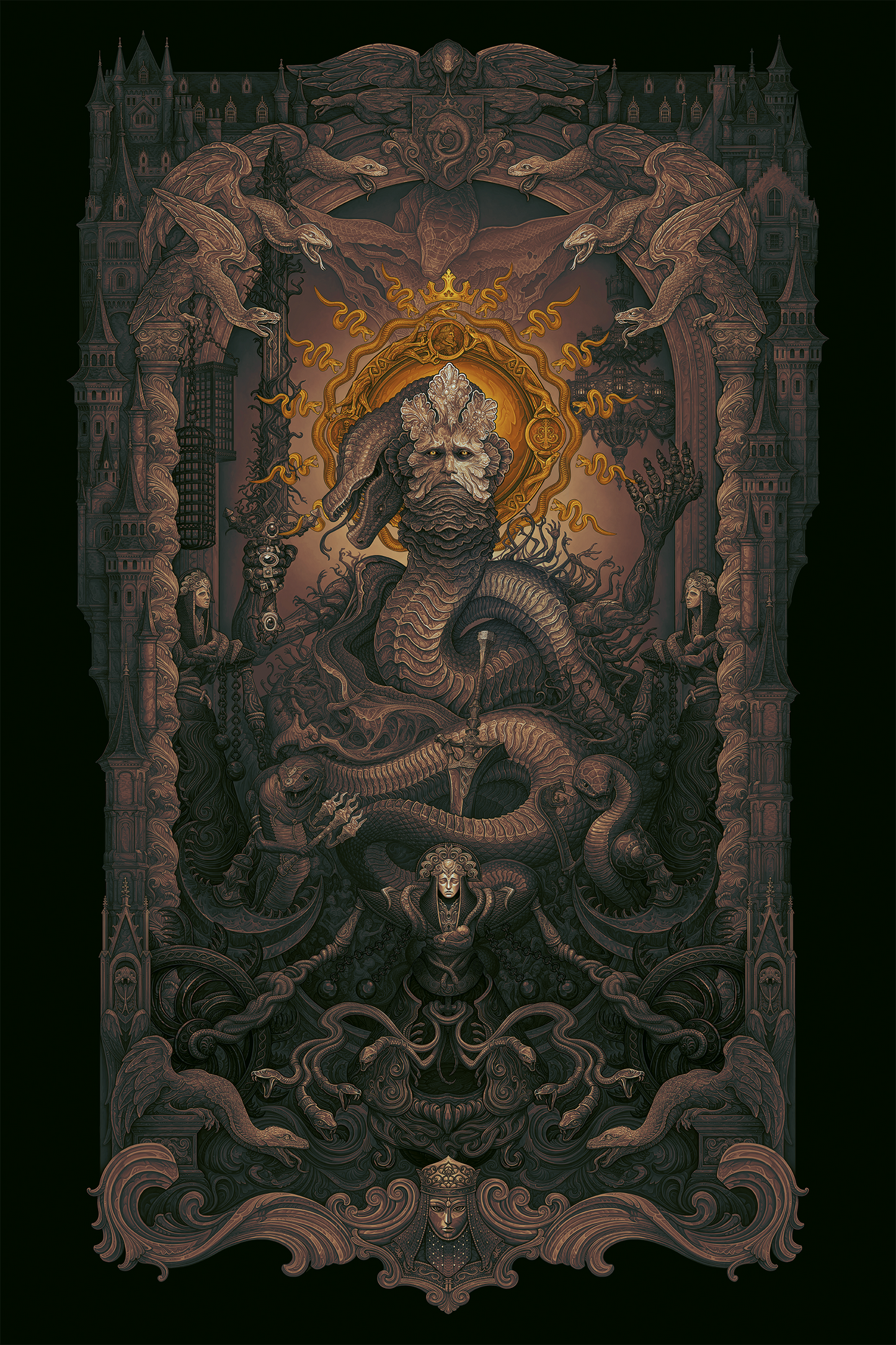 Blessing of Blasphemy (Print) - by meatbun - 24x36 inches