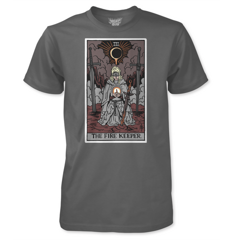 The Fire Keeper - by Meat Bun - Tarot Card T-Shirt