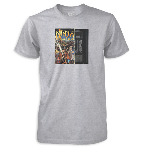 Ninja Sekiro VHS - by Meat Bun - Heather Grey T-Shirt