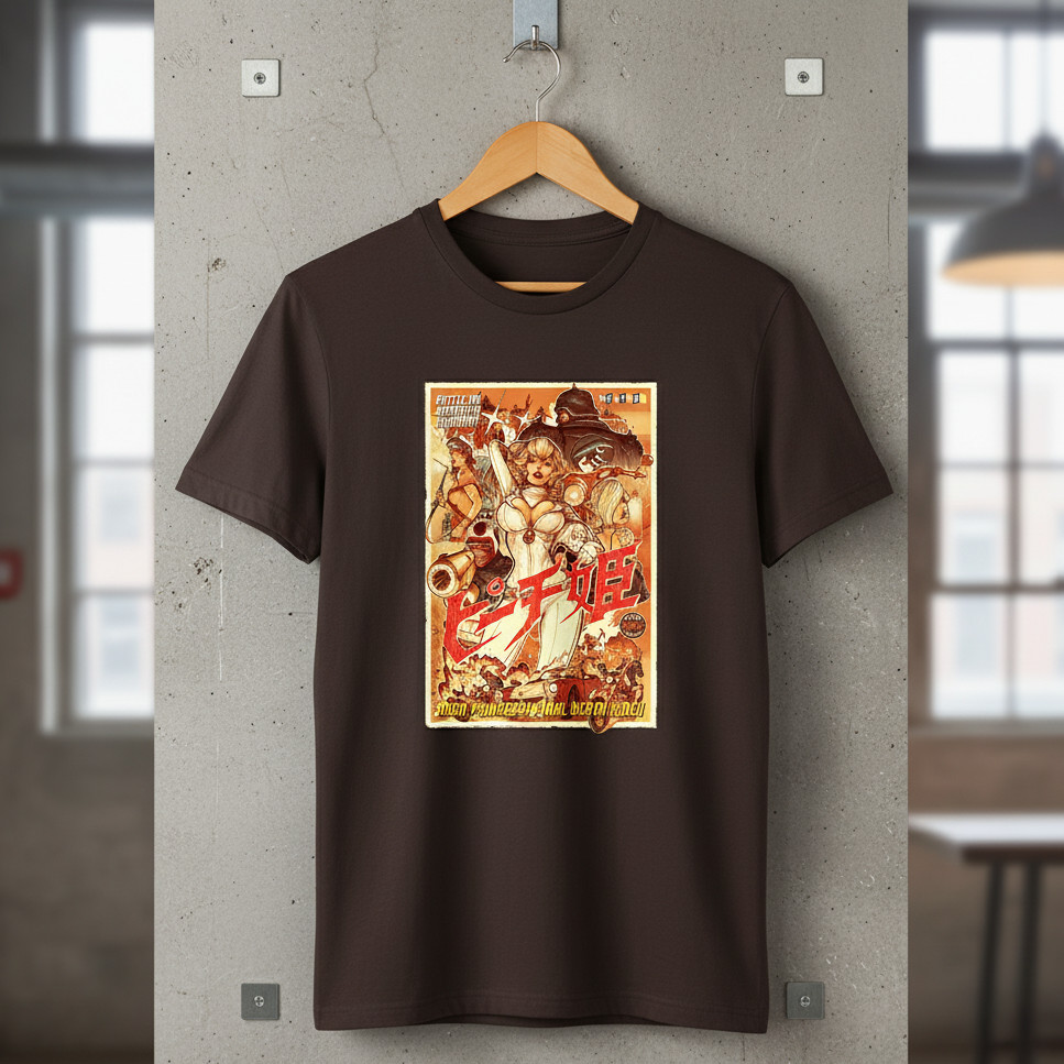 Dash Princess - by meatbun - Princess Peach Biker Gang T-Shirt