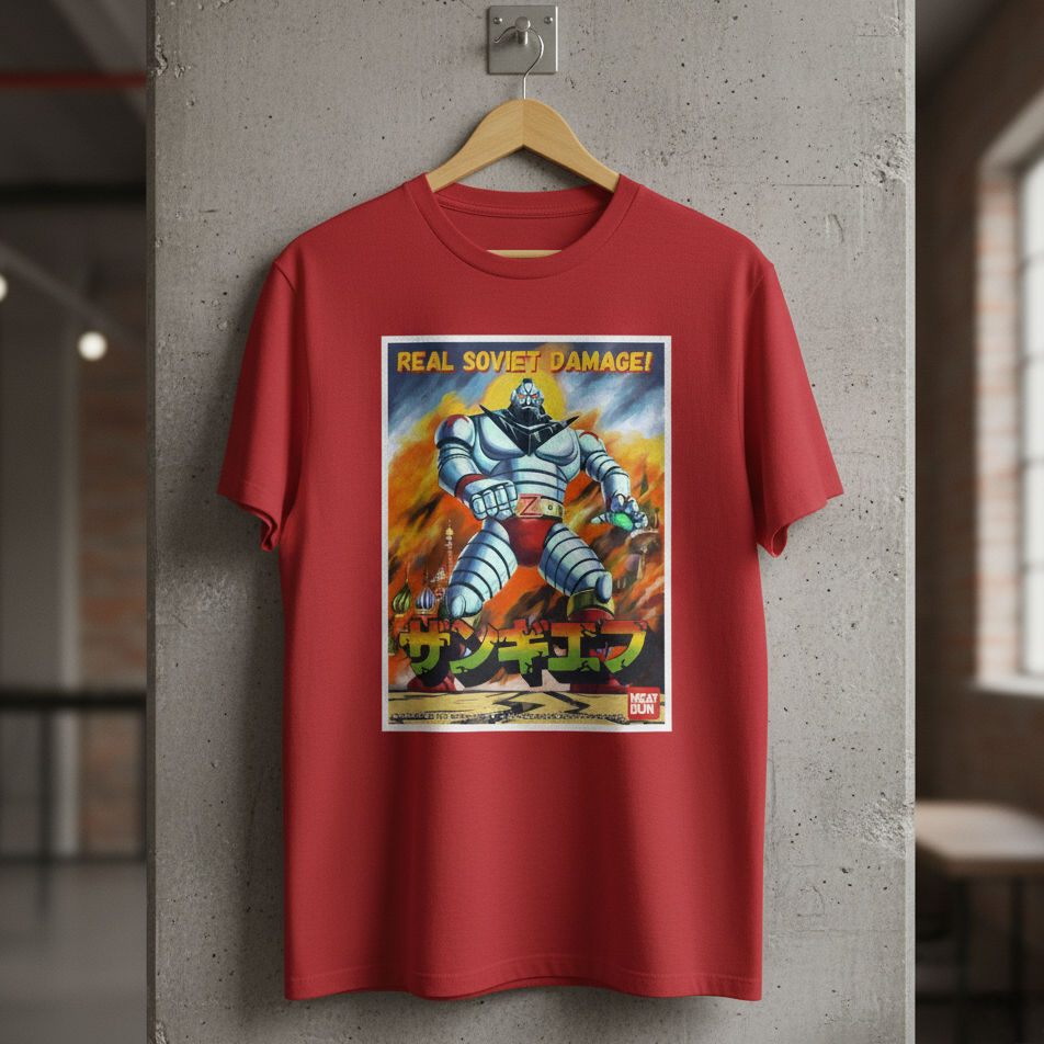 Real Soviet Damage - by meatbun - Zangief Red Square T-Shirt