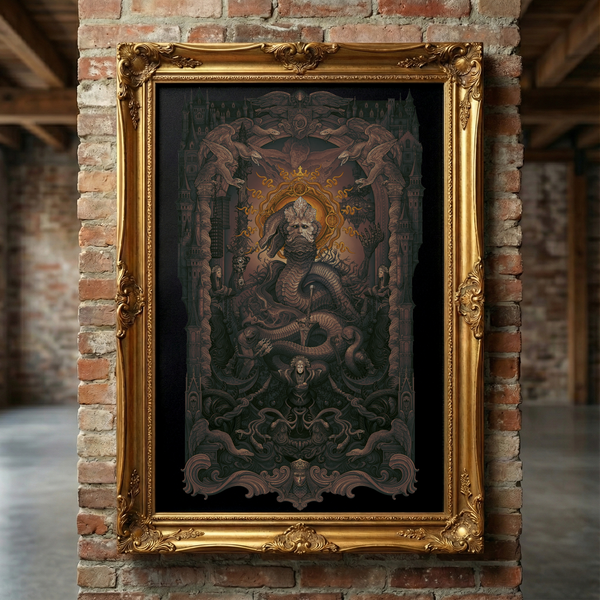 Blessing of Blasphemy (Print) - by meatbun - 24x36 inches