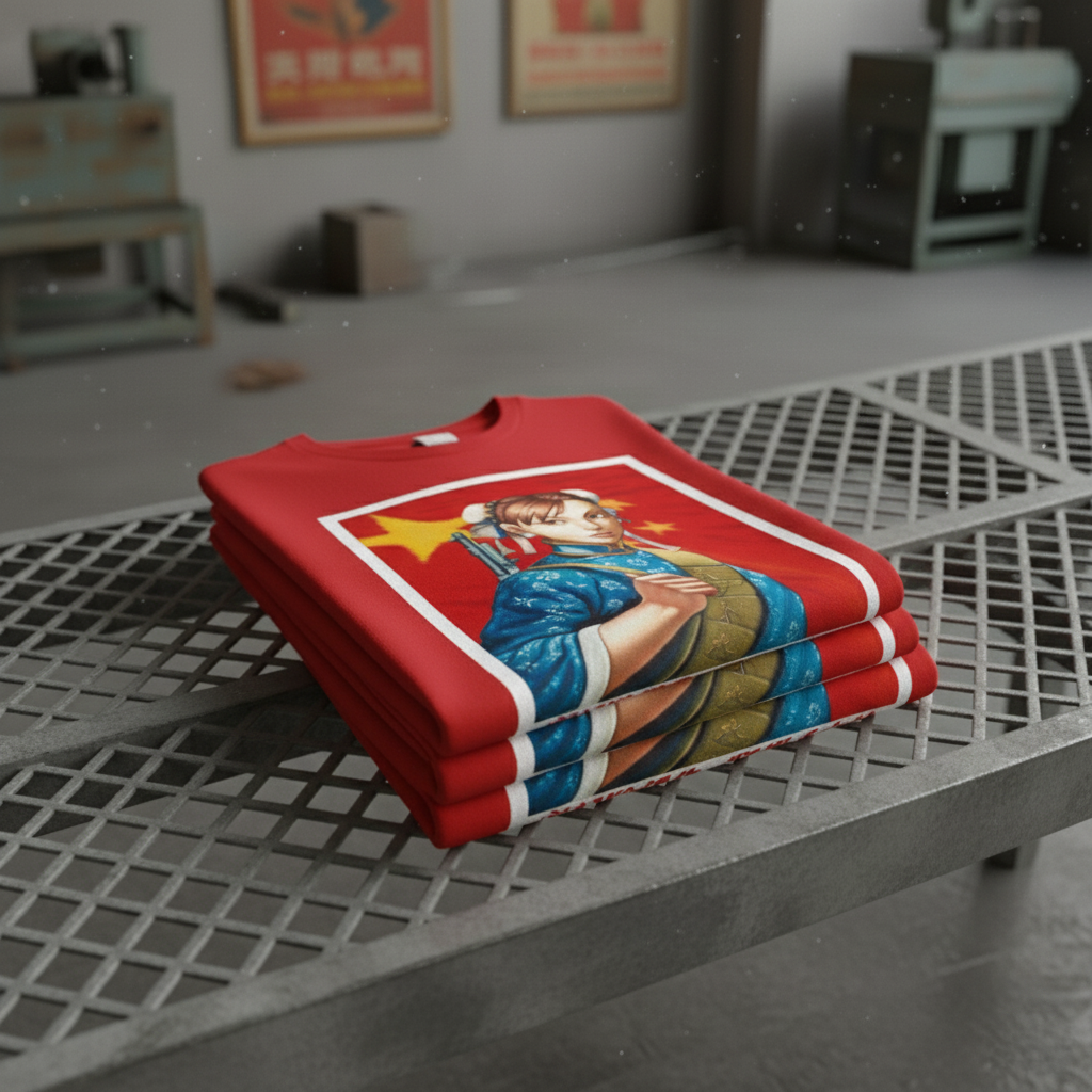 Beautiful Spring - by meatbun - Chun-Li Maoist Propaganda Poster T-Shirt