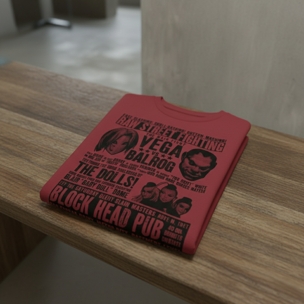 Fight Night - by meatbun - Vega vs. Balrog Street Fighter Inspired T-Shirt