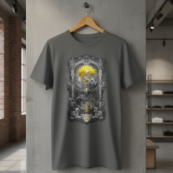 Guided by Grace - by meatbun - Elden Ring Inspired T-Shirt