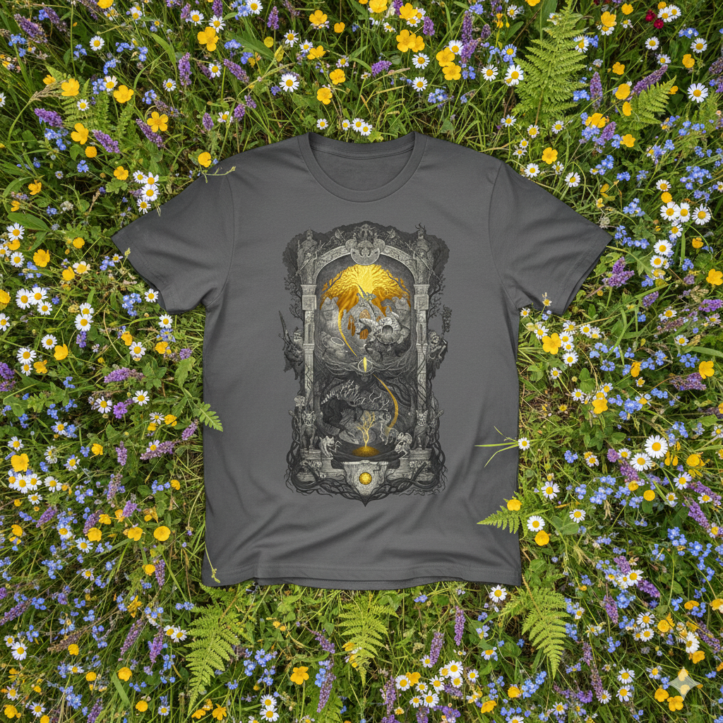 Guided by Grace - by meatbun - Elden Ring Inspired T-Shirt