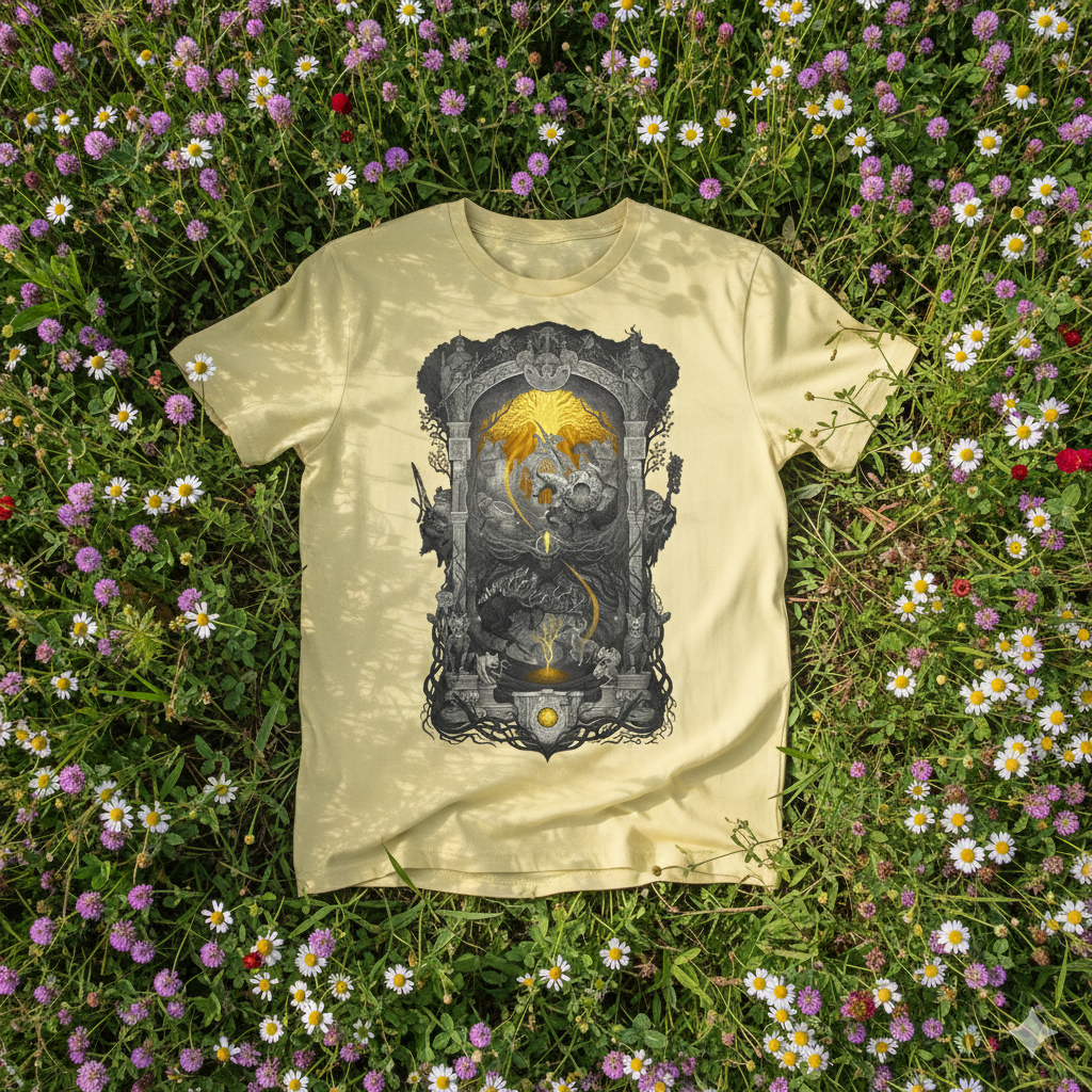 Guided by Grace - by meatbun - Elden Ring Inspired T-Shirt
