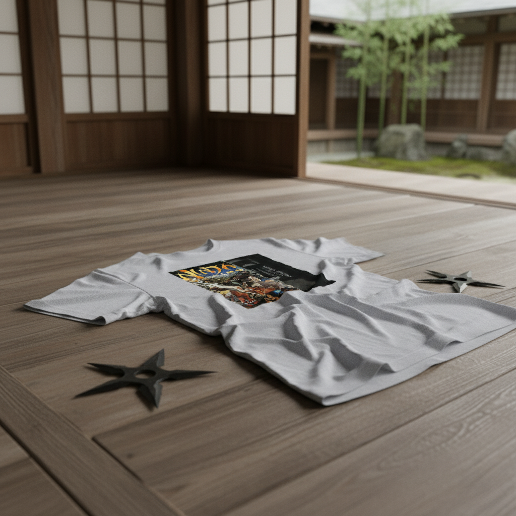 Ninja Sekiro VHS - by meatbun - Heather Grey T-Shirt