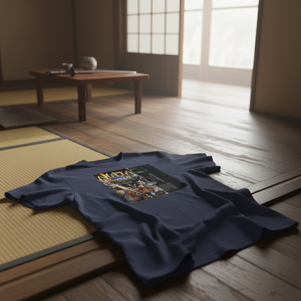 Ninja Sekiro VHS - by meatbun - Heather Midnight Navy T-Shirt