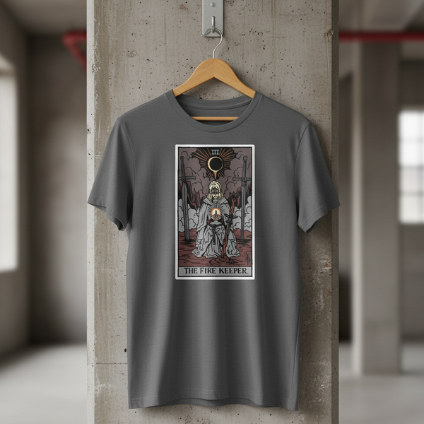 The Fire Keeper - by meatbun - Tarot Card T-Shirt