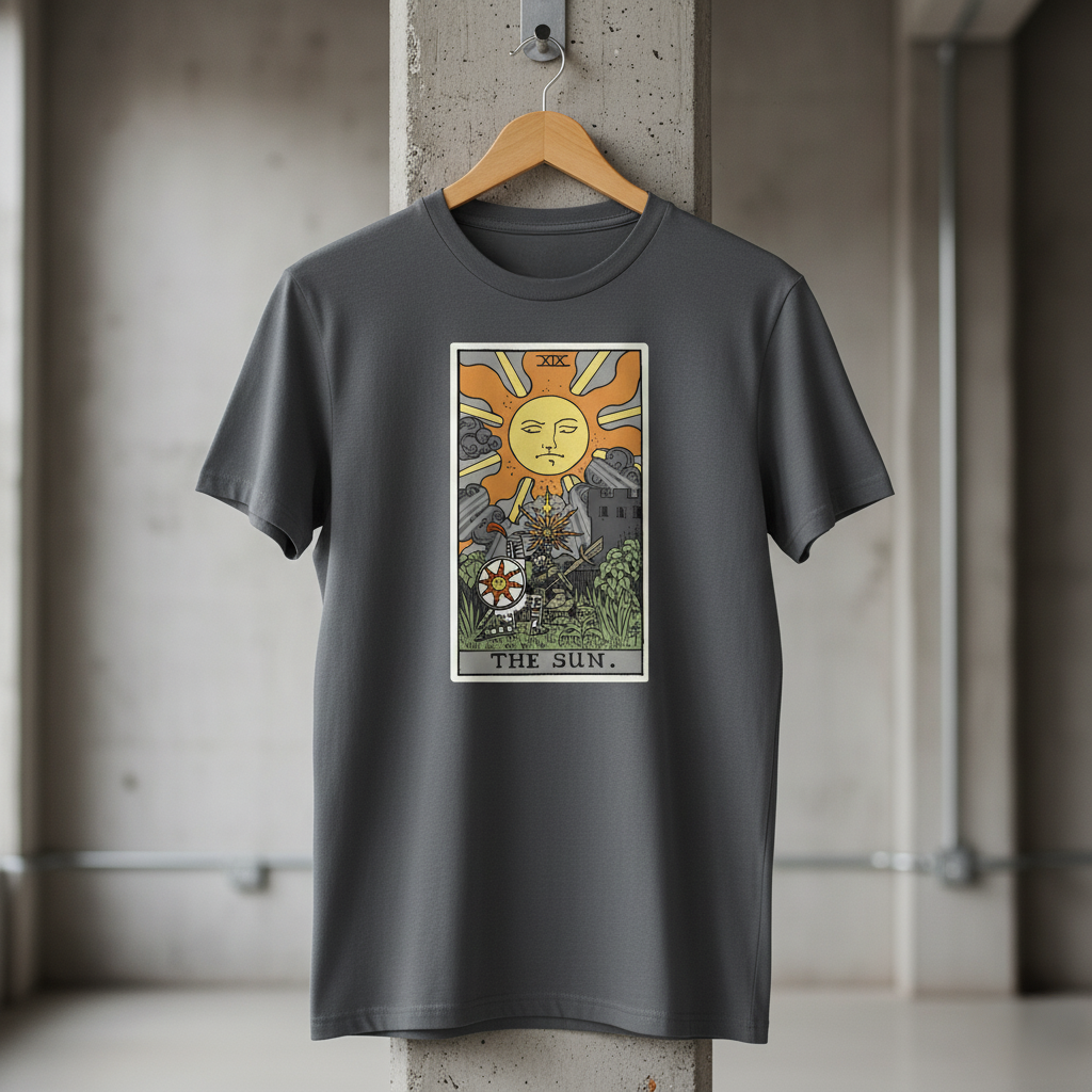 The Sun - by meatbun - Solaire Tarot Card T-Shirt