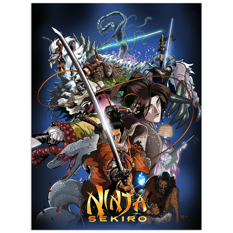 Ninja Sekiro Movie Poster - by Meat Bun - 18x24 inches